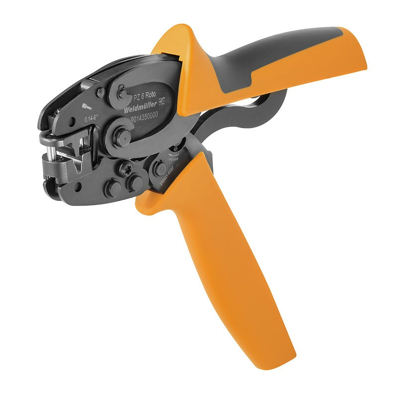 Weidmuller PZ 6 ROTO Ferrule Crimper, Orange, 9014350000-WEIDMULLER, Crimping Pliers