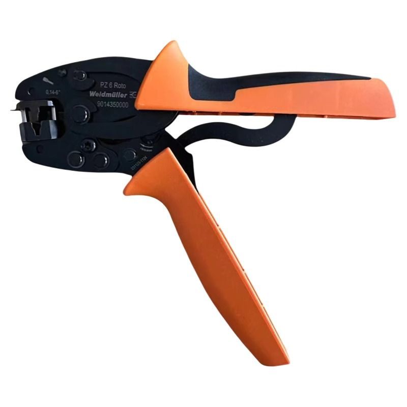 Weidmuller PZ 6 ROTO Ferrule Crimper, Orange, 9014350000-WEIDMULLER, Crimping Pliers